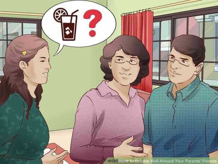 Image intitulée à Bien se Comporter Autour de Vos Amis des Parents de l